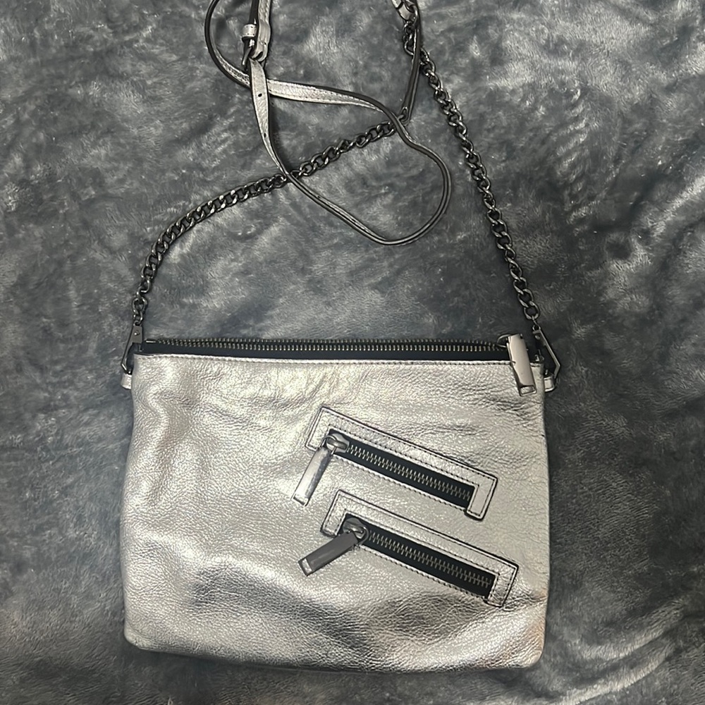 Rebecca Minkoff new without tags Silver Crossbody